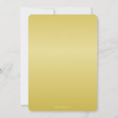 Gold Photo Collage-klasse van elk jaar Afstuderen Aankondiging (Achterkant)