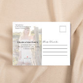 Gold Photo Collage Uitnodiging van het Afstudeerfe