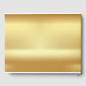 Gold Photo Memorial Gastenboek (Achterkant)