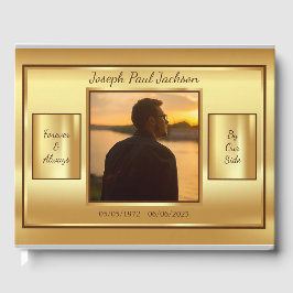 Gold Photo Memorial Gastenboek