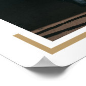 Gold Photo Modern Afstuderen Poster (Hoek)