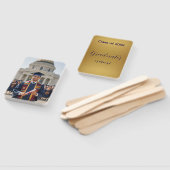 Gold Photo Personalized Graduation Fan Handwaaier (Niet-gemonteerd)