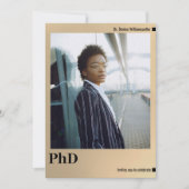 Gold Photo PhD-Afstuderen Kaart (Voorkant)