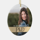 Gold Photo PhD-Afstuderen Keramisch Ornament (Rechts)