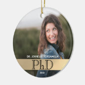 Gold Photo PhD-Afstuderen Keramisch Ornament (Links)