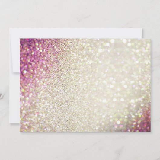 Gold Photo Quinceanera Save The Date (Achterkant)