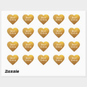 Gold Photo Sweet Sixteen Hart Sticker (Vel)