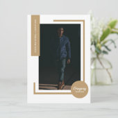 Gold Photo Ultra Modern Photo Afstuderen (Staand voorkant)