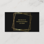 Gold Photography Studio Visitekaartje (Voorkant)