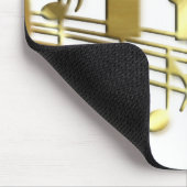Gold Piano-toetsenbord Muismat (Hoek)