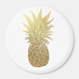 Gold Pineappel Magnet