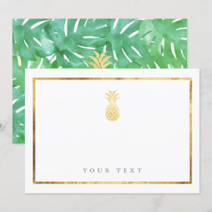 Gold Pineappelkaart Kaart