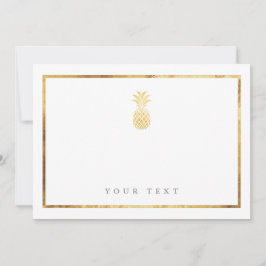 Gold Pineappelkaart Kaart