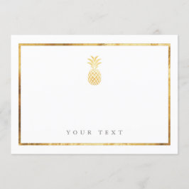 Gold Pineappelkaart Kaart