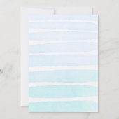 Gold Pineapple Aloha Baby shower Invitation Kaart (Achterkant)