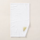 Gold Pineapple Bathroom Towel Set Bad Handdoek (Handdoek)