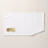 Gold Pineapple Bathroom Towel Set Bad Handdoek (Handdoek)