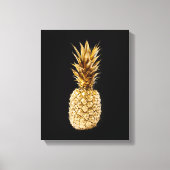 Gold Pineapple Canvas afdrukken (Voorkant)