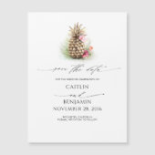 Gold Pineapple Elegant Bewaar de datum (Voorkant)