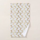 Gold Pineapple Pattern Bad Handdoek (Handdoek)