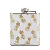 Gold Pineapple Pattern Heupfles (Achterkant)