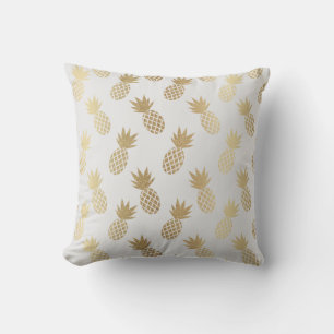 Gold Pineapple Pattern Kussen