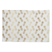 Gold Pineapple Pattern Kussensloop (Achterkant)