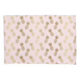 Gold Pineapple Pattern Kussensloop