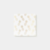 Gold Pineapple Pattern Post-it® Notes (Voorkant)