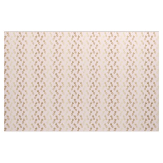 Gold Pineapple Pattern Stof (Yard (91,4 cm))