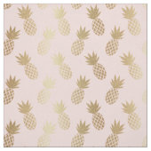 Gold Pineapple Pattern Stof (Swatch)