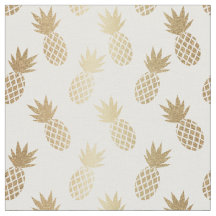 Gold Pineapple Pattern