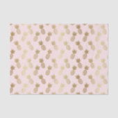 Gold Pineapple Pattern Tissuepapier (Voorkant)