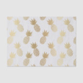 Gold Pineapple Pattern Tissuepapier (Voorkant)