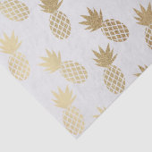 Gold Pineapple Pattern Tissuepapier (Detail)