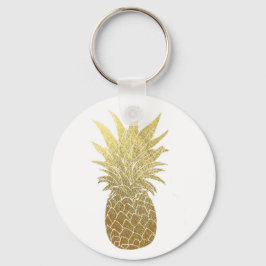 Gold Pineapple Sleutelhanger