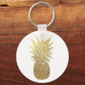Gold Pineapple Sleutelhanger (Voorkant)