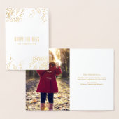 Gold Pinecones en Pine Needles Holiday Folie Kaarten (Display)