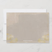 Gold Pines-kerstfoto Feestdagenkaart (Achterkant)