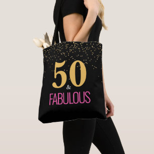 Gold Pink 50 en Fabulous Birthday Tas