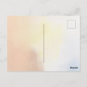 Gold Pink Black Confetti Love Peace Briefkaart (Achterkant)