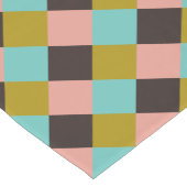 Gold Pink Chocolade Ivor Blauwgroen Pset Korte Tafelloper (Hoek)