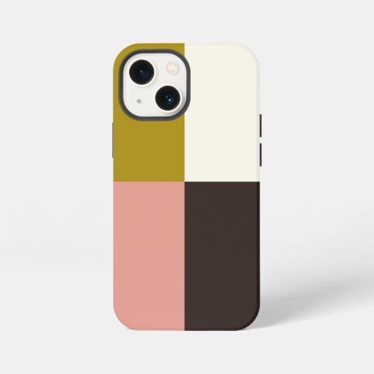 Gold Pink Chocolade Ivory iPhone Hoesje (Achterkant)