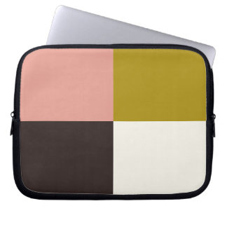 Gold Pink Chocolade Ivory Laptop Sleeve