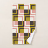 Gold Pink Chocolade Ivory Pset Bad Handdoek (Handdoek)