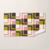 Gold Pink Chocolade Ivory Pset Bad Handdoek (Handdoek)