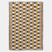 Gold Pink Chocolade Ivory Pset Deken (Voorkant Verticaal)