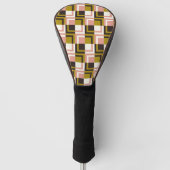 Gold Pink Chocolade Ivory Pset Golfheadcover (Voorkant)