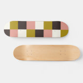 Gold Pink Chocolade Ivory Pset Persoonlijk Skateboard (Horizontaal)