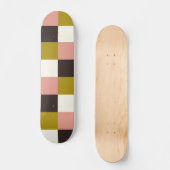 Gold Pink Chocolade Ivory Pset Persoonlijk Skateboard (Voorkant)